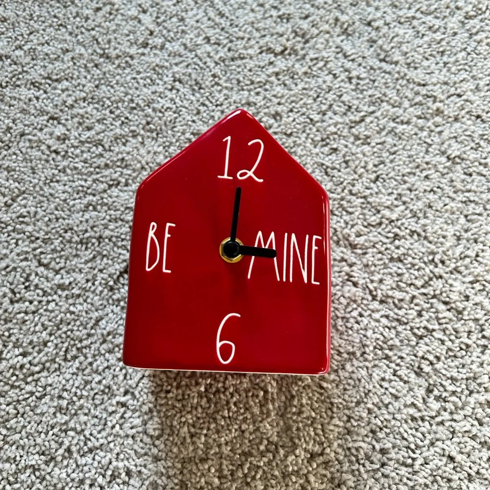 Rae Dunn Be Mine Clock - Picture 8 of 8